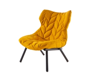 Patricia Urquiola csodás okker Foliage széke